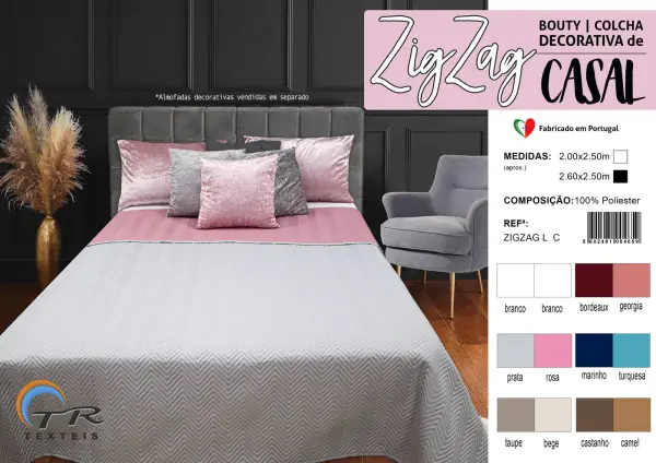 Colcha S/Alm – ZigZag