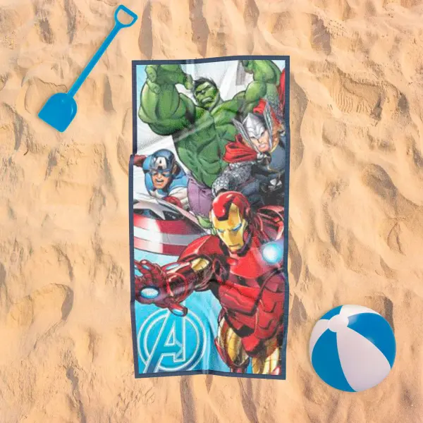 133620747162106144-AVENGERS24 Toalha de Praia Infantil – Avengers