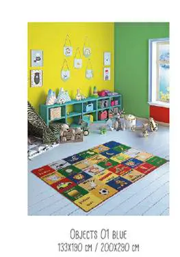Tapete Infantil Objects