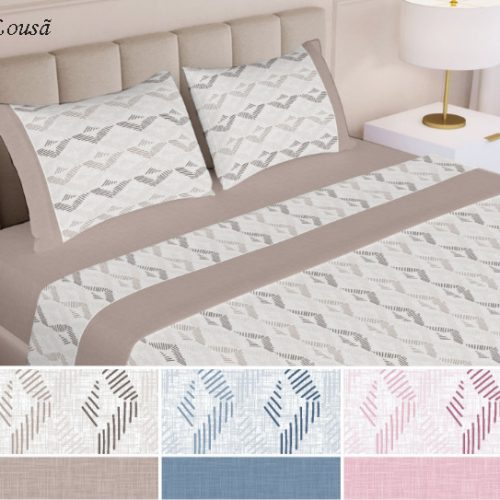 Jogo de Cama Ajustável Flanela – Lousã