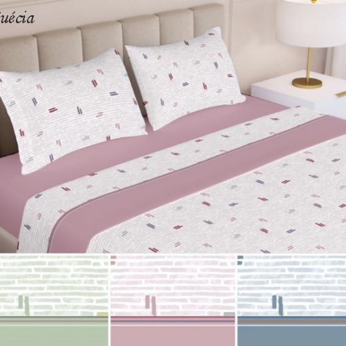 Jogo de Cama Ajustável Coralina – Suécia