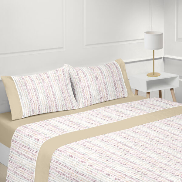 134170992094780427-MENORCA_ROSA_BEGE_3D Jogo de Cama Cotton – Menorca