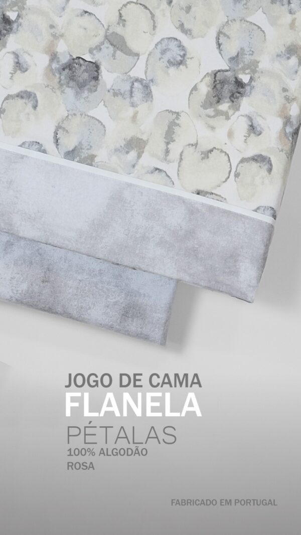 Jogo de Cama Flanela - Pétalas