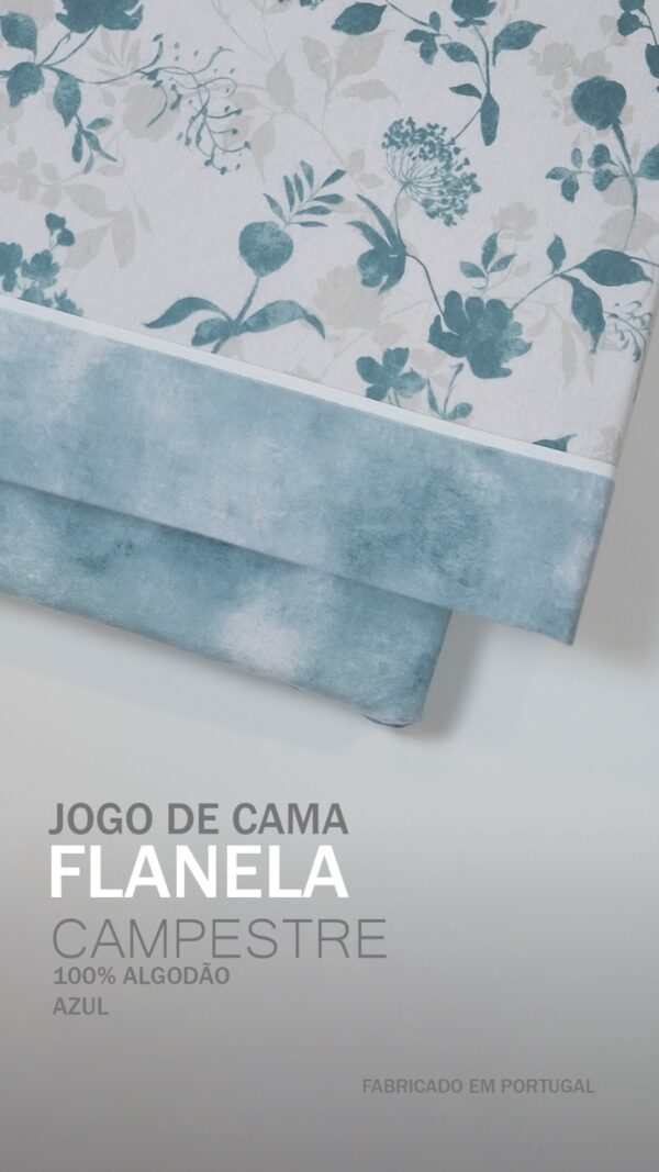134341083128718685-Azul (1) Jogo de Cama Flanela - Campestre
