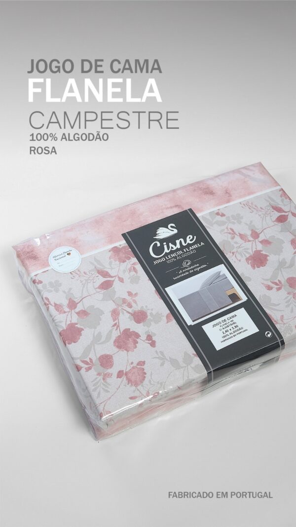 134341083128728584-Rosa (2) Jogo de Cama Flanela - Campestre