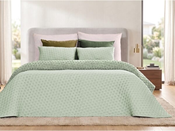 134341968539658313-Verde Claro Edredão Microfibra - Modelo 4