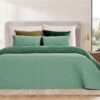 134341968539658313-Verde Escuro Edredão Microfibra - Modelo 4