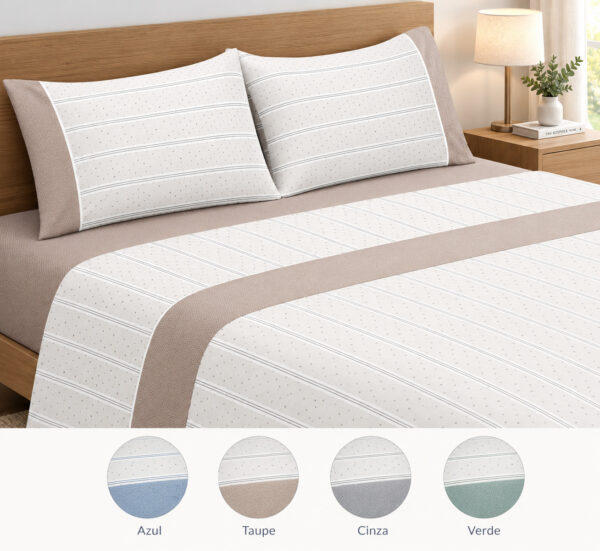 Jogo de Cama de Flanela – Tâmega